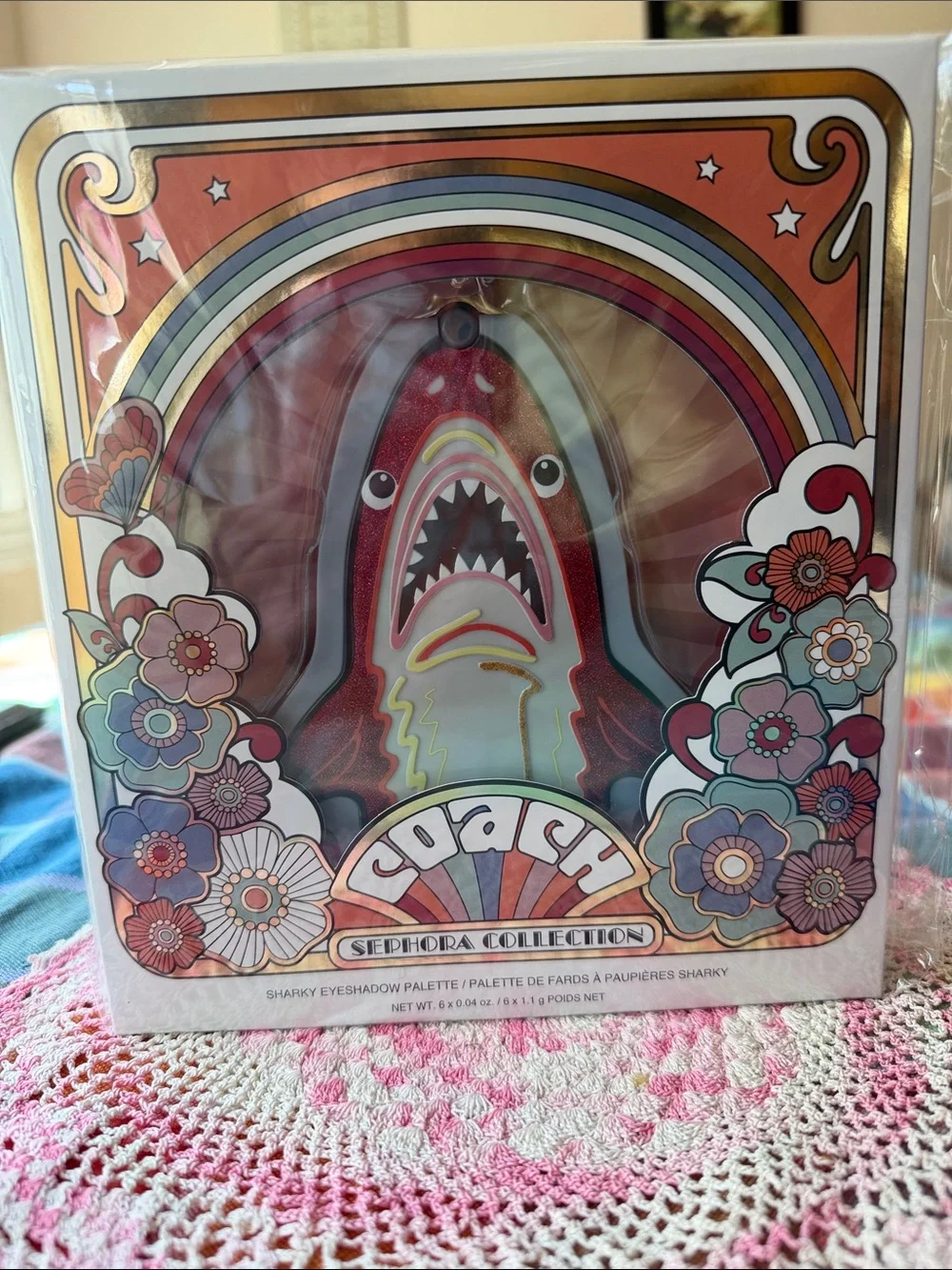 🦈💐🦈 COACH X SEPHORA COLLECTION SHARKY EYESHADOW PALLETTE🦈💐🦈 NWT 🦈💐🦈